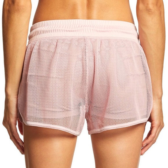 Onzie 2-n-1 Mesh Shorts Pink - Picture 3 of 7